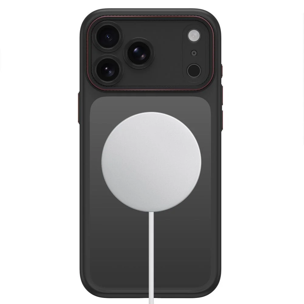 Tech-Protect MagCam MagSafe kryt na iPhone 17 Pro / 18 Pro, čierny / červený