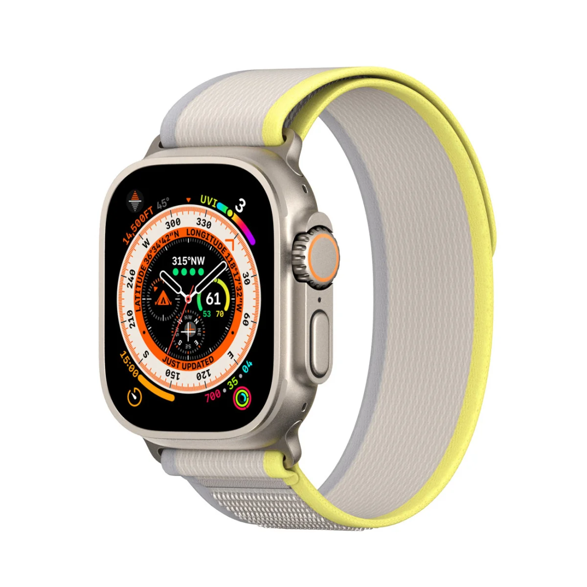 Dux Ducis Sport Velcro remienok na Apple Watch 38/40/41mm yellow/beige