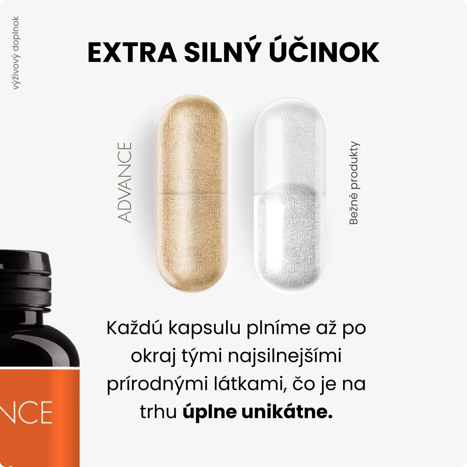 ADVANCE Candix 60 kapsúl - s kyselinou kaprylovou 1×60 cps, výživový doplnok