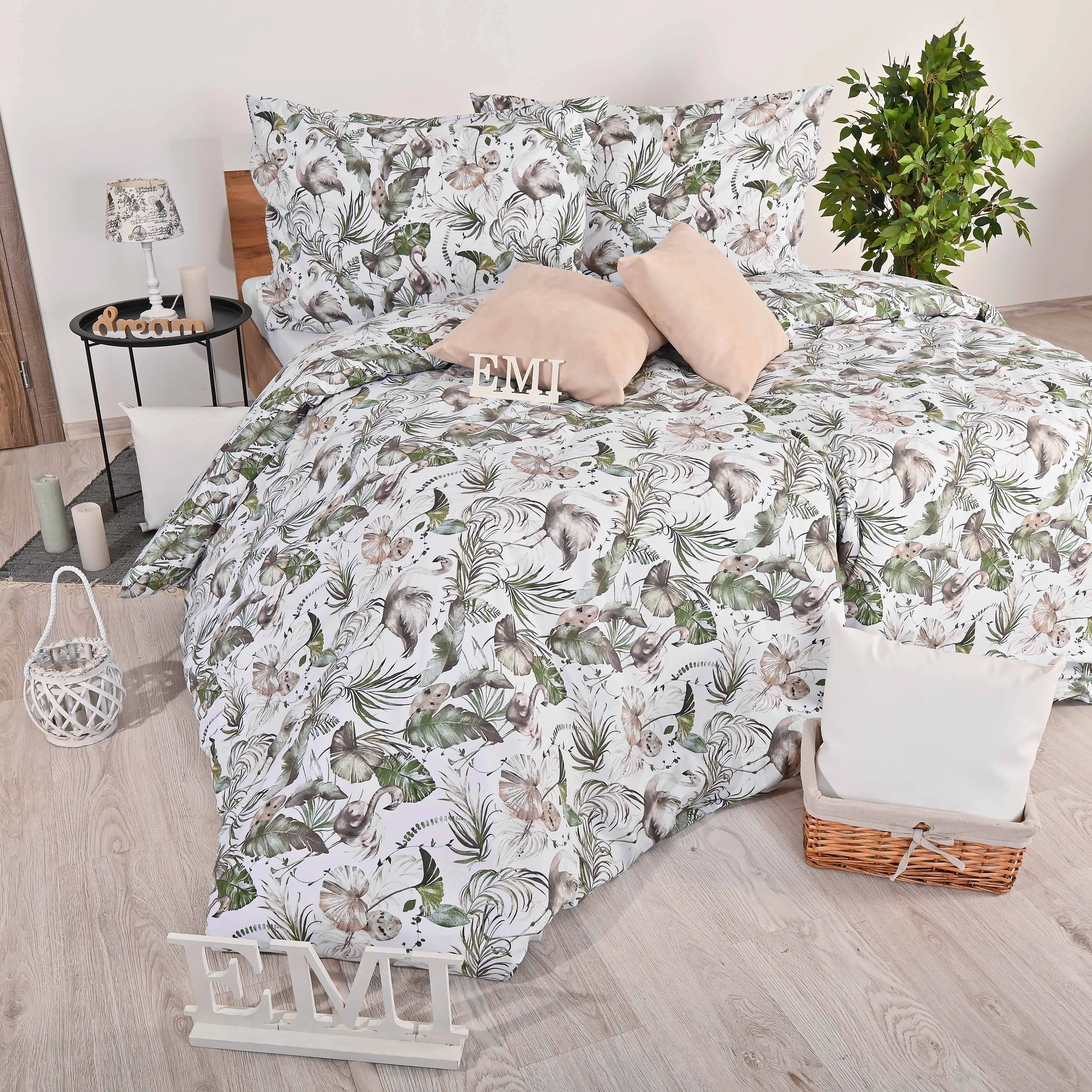 Obliečky bavlnené Amazonia EMI Štandardný set jednolôžko obsahuje 1x 140x200 + 1x 70x90