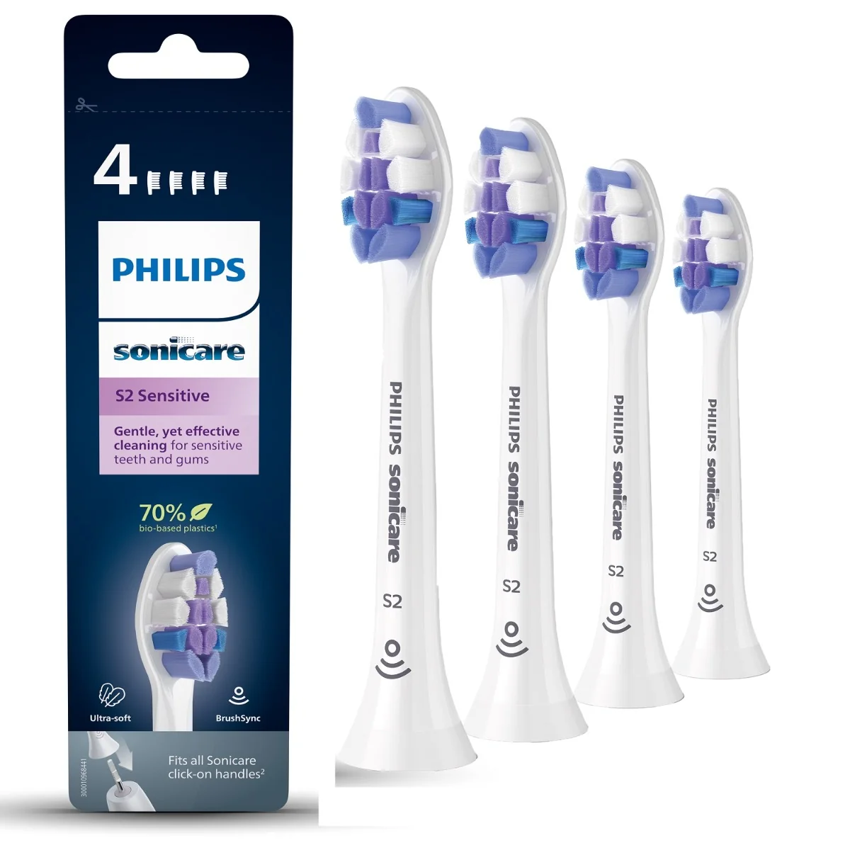 Philips Sonicare Sensitive HX6054/10 1×4 ks, náhradná hlavica