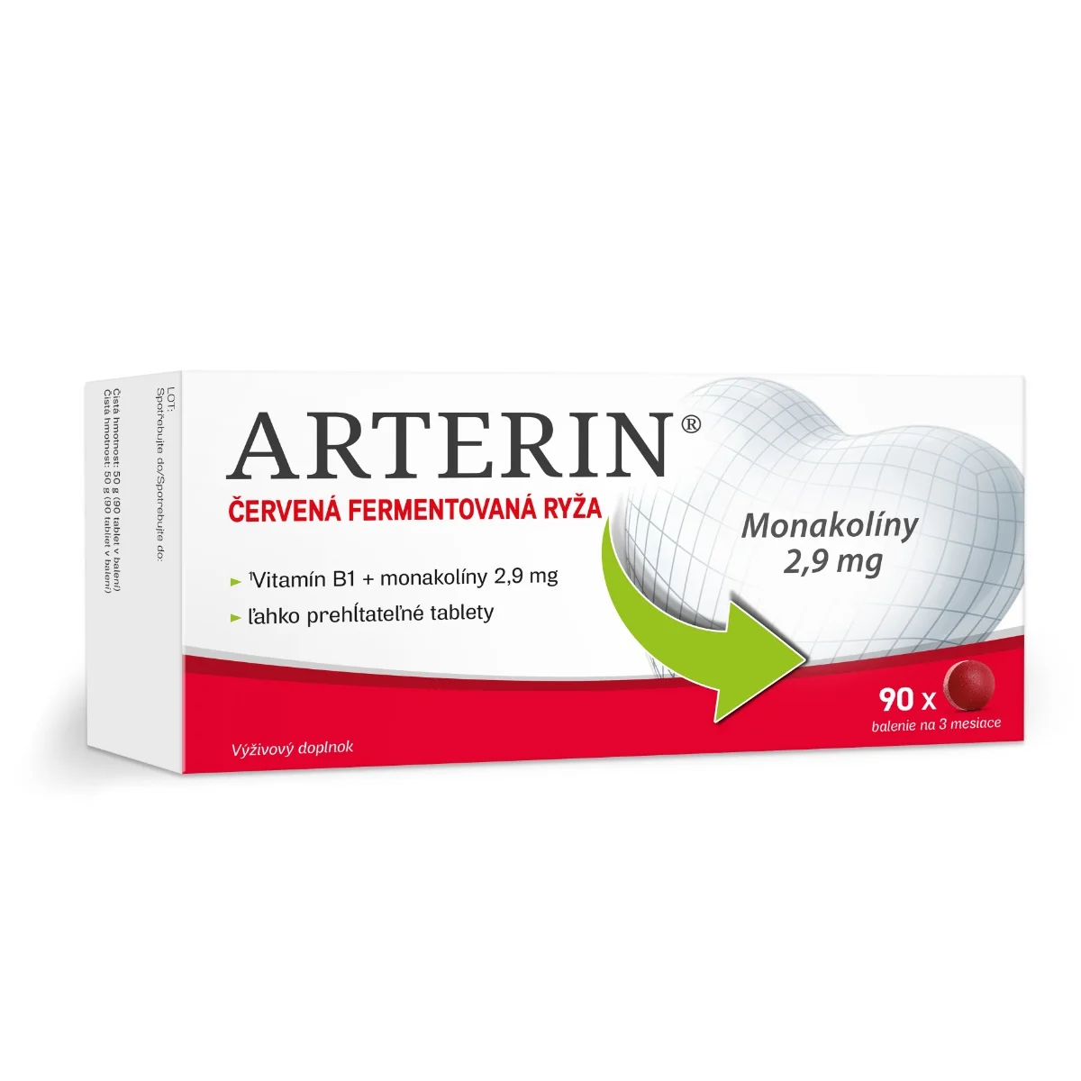ARTERIN 1×90 tbl, výživový doplnok