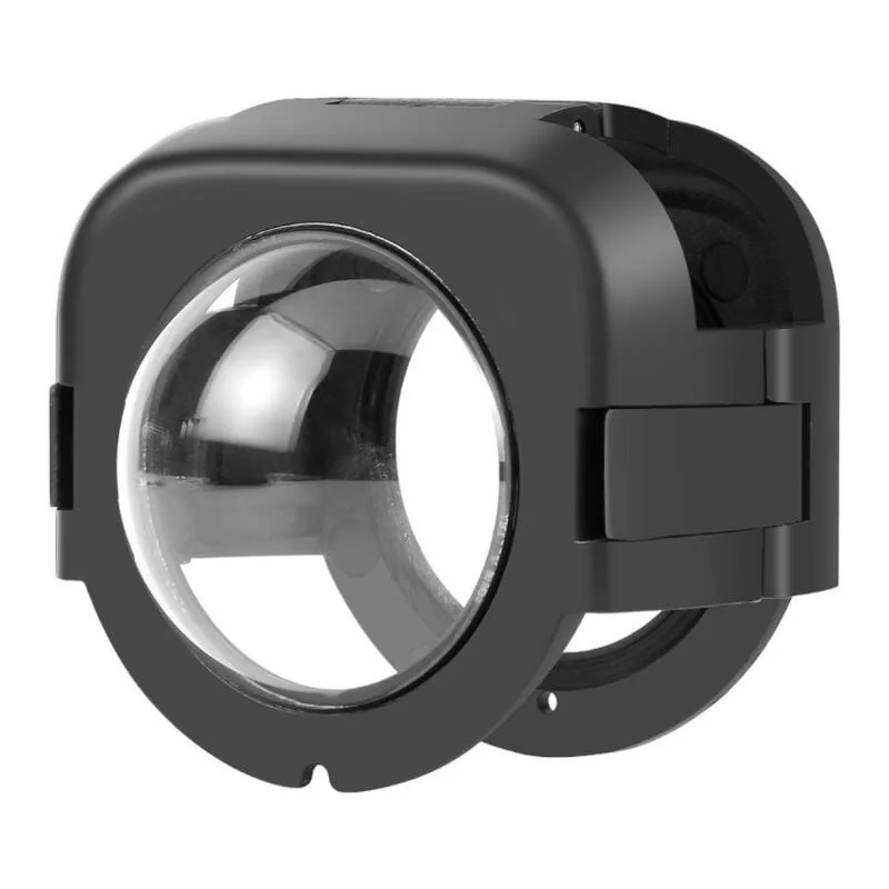 PULUZ Optical Glass ochranný kryt na objektív na Insta360 X4, čierny
