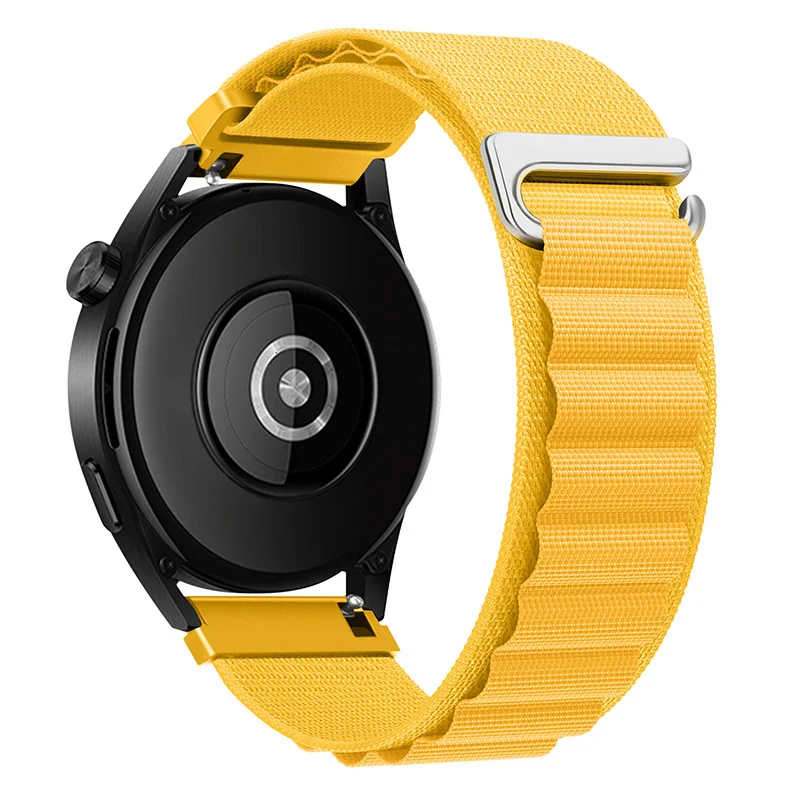 BStrap Nylon Loop remienok na Garmin Vivoactive 4 yellow