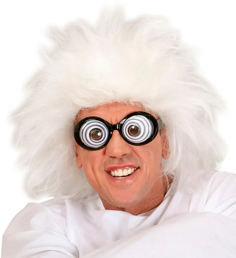 Pánska parochňa Einstein biela