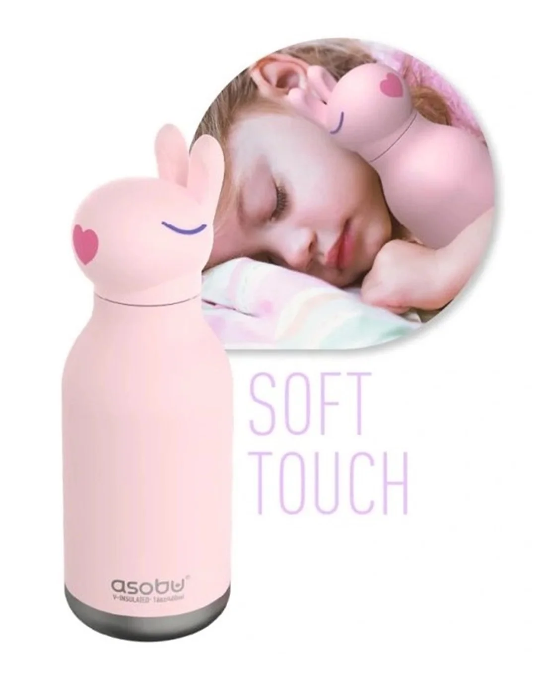 Bestie Bottles fľaša na pitie zajačik Detská termoska