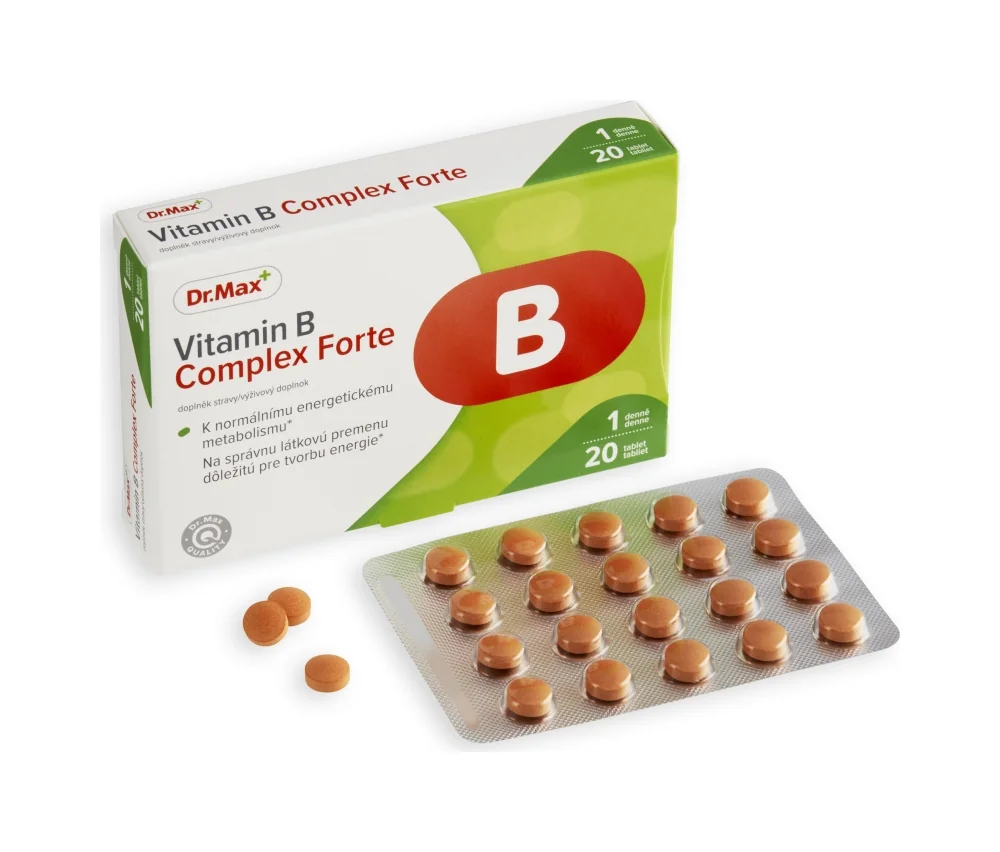 Dr. Max Vitamin B Complex Forte 1×20 tbl, b komplex