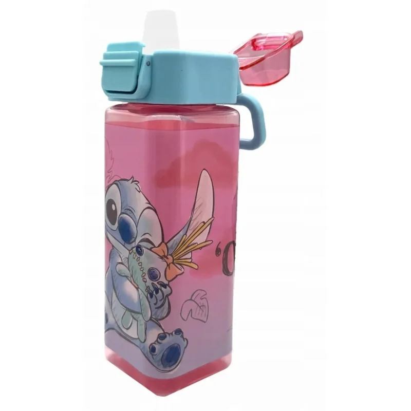 Kids Euroswan Štvorcová detská fľaša Lilo & Stitch 500 ml