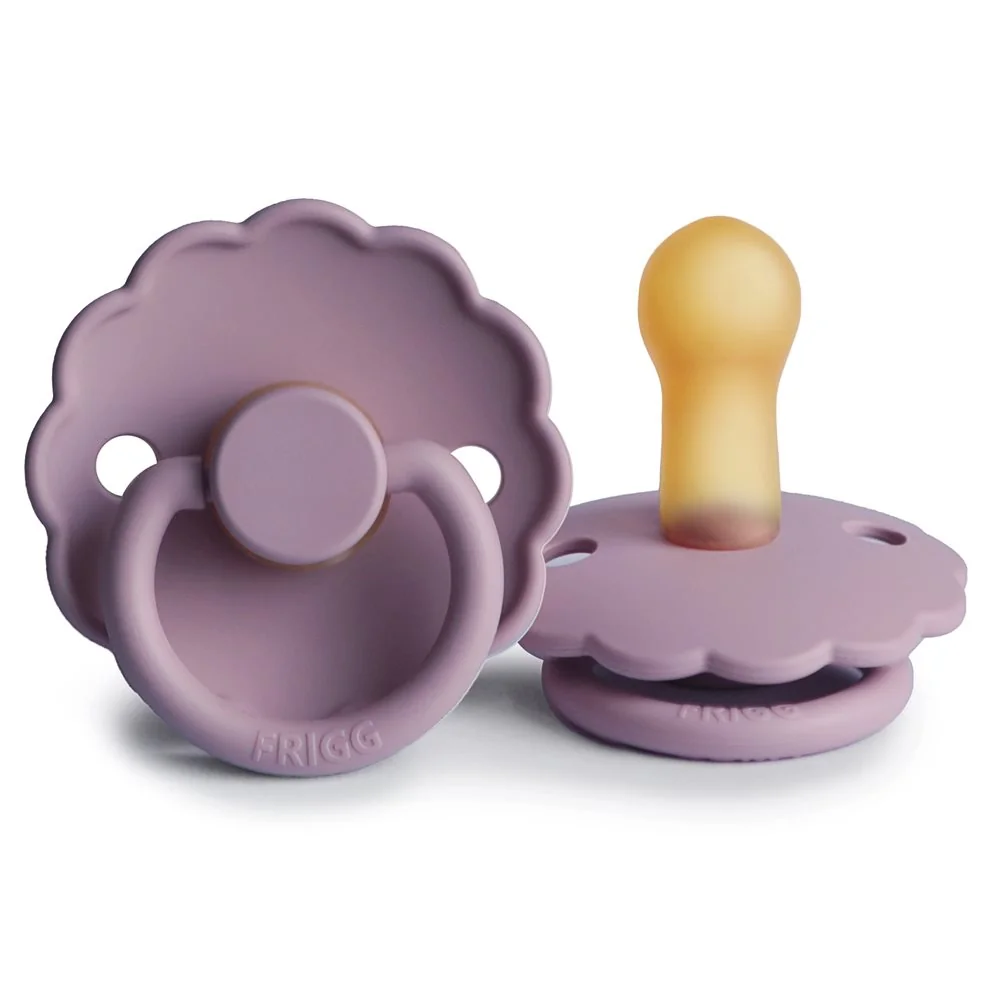 FRIGG Daisy kaučuk cumlík Heather, +6m 1×1 ks, cumlík