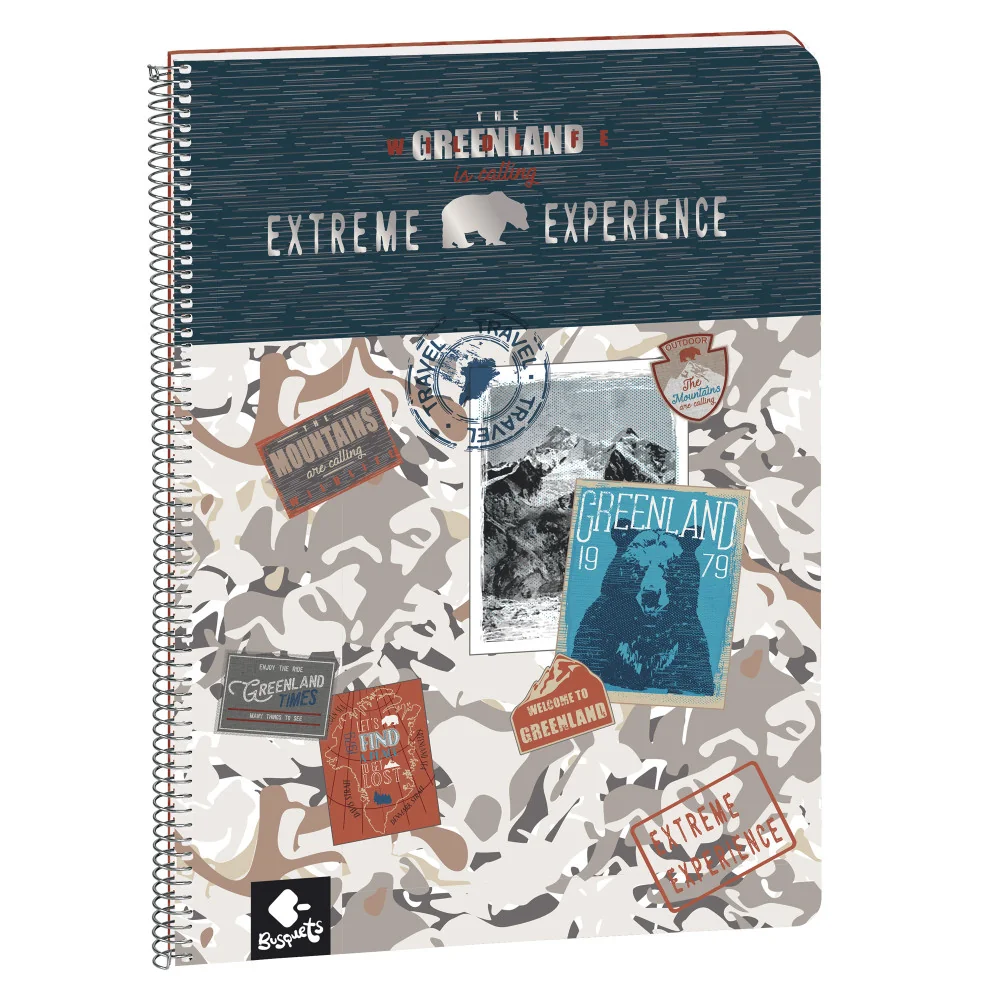Blok špirála A4 80 listový EXTREME EXPERIENCE  2ks--Busquets