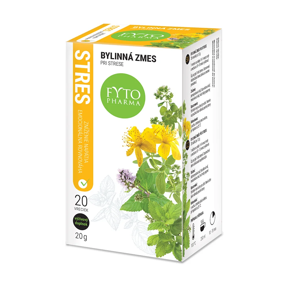 FYTO Bylinný čaj PRI STRESE 20×1 g, bylinný čaj