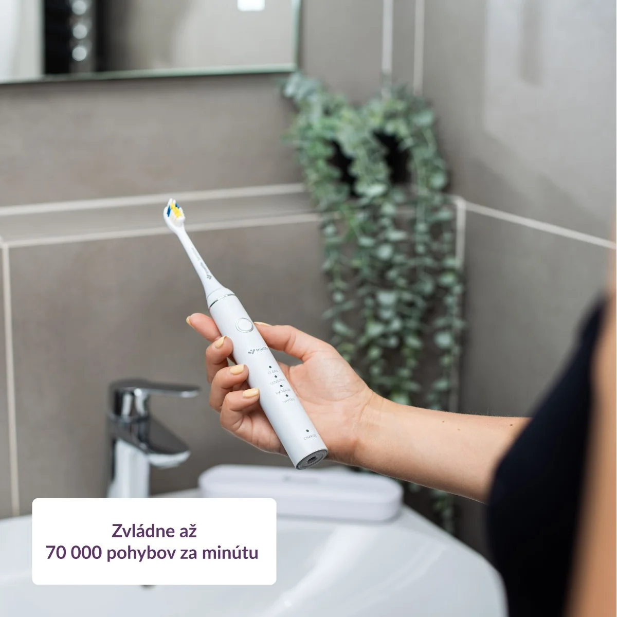 TrueLife SonicBrush Compact Duo 1×2 ks, set sonických zubných kefiek