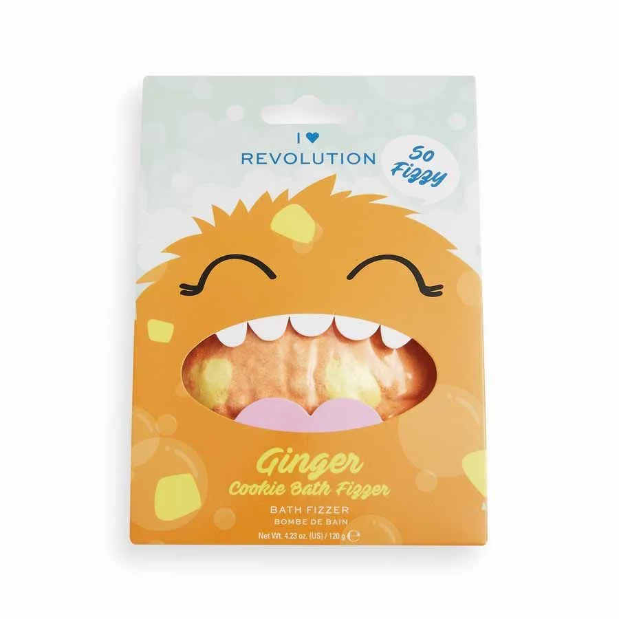 I♥Revolution Ginger Cookie kúpeľová bomba 1×1 ks, bomba do kúpeľa