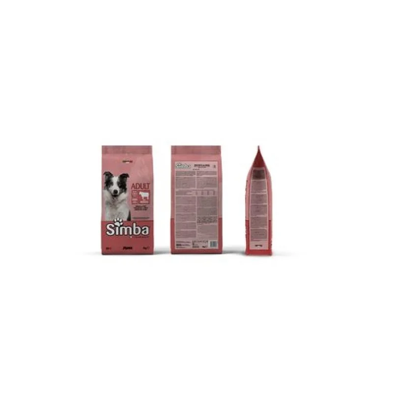 MONGE SIMBA Dog Beef 4kg kompletné suché krmivo pre dospelých psov s hovädzím mäsom