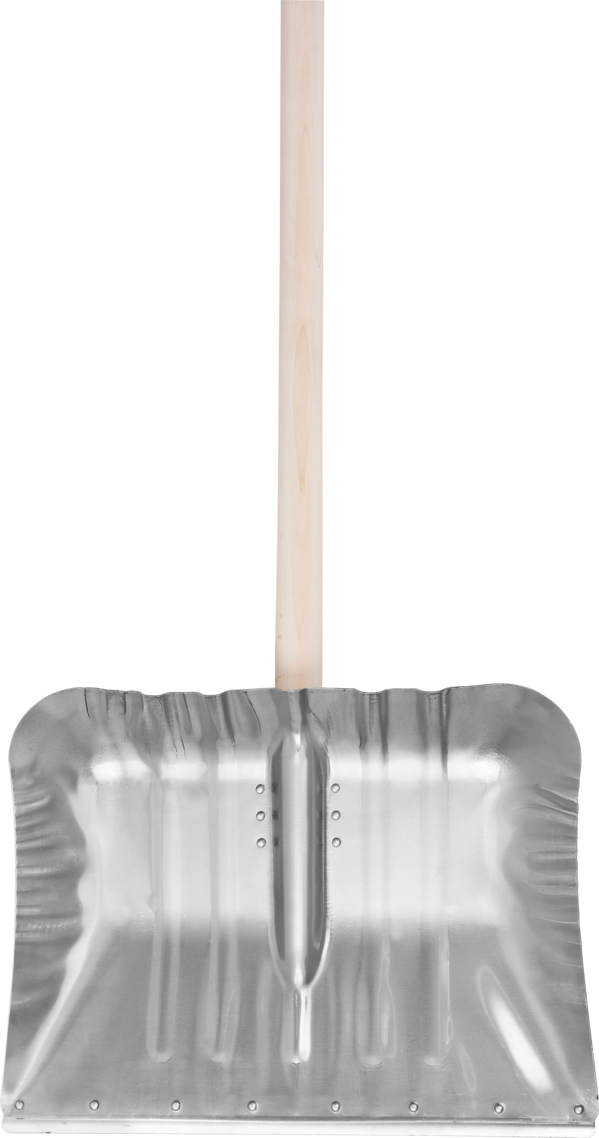 Strend Pro odhrňovač snehu KOVOS Alu, 1 ks 490x370 mm, hliník, drevená násada, zmontovaný