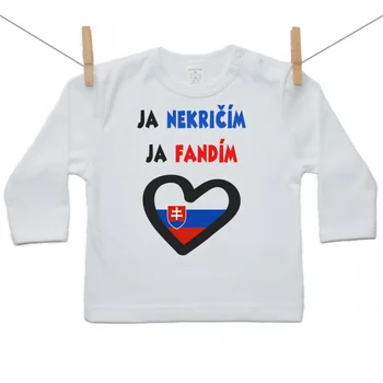 Boodyy Tričko s dlhým rukávom Ja nekričím, ja fandím Veľkosť: 134
