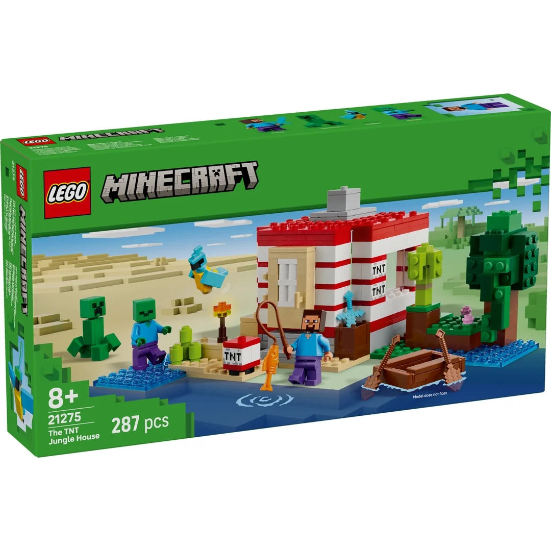 LEGO® Minecraft® 21275 TNT dom v džungli