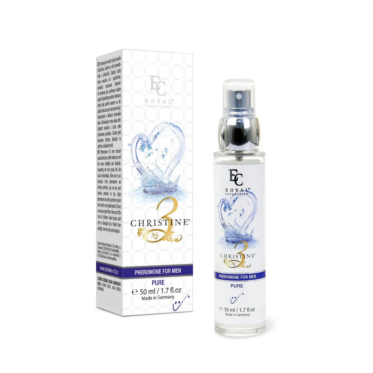 Christine Nr.3 - Feromóny - Pheromone Pure Men L 1×50 ml, pre mužov