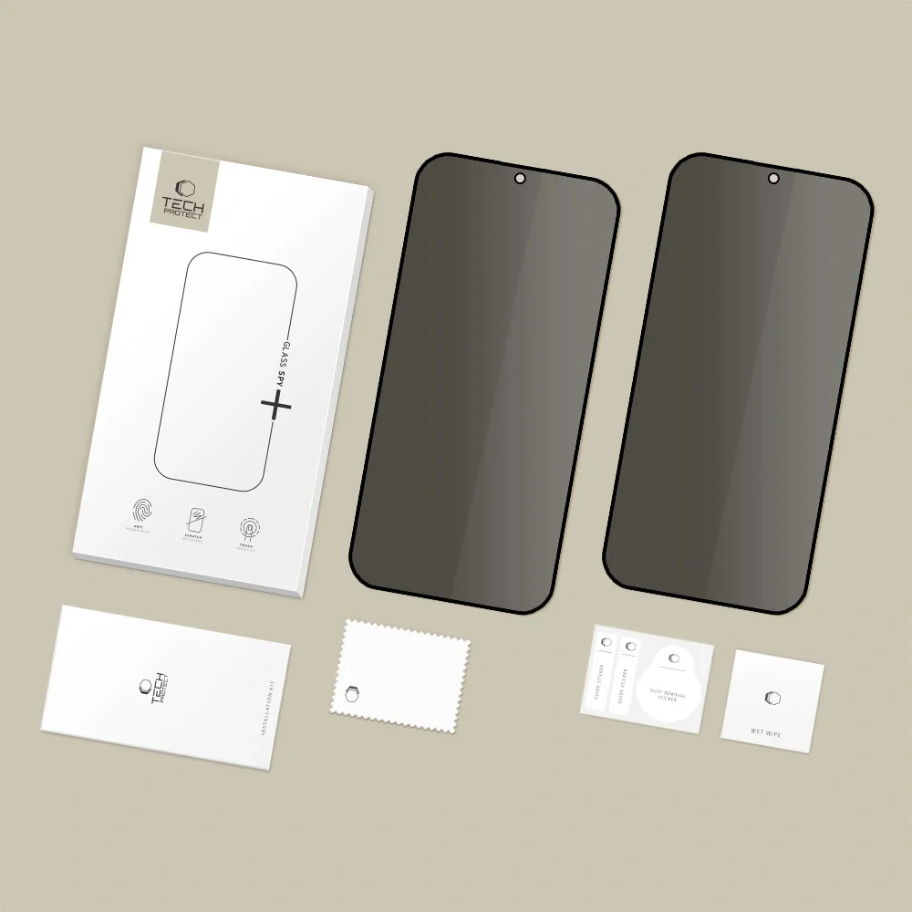 Tech-Protect Glass Spy 2x ochranné sklo na Samsung Galaxy S25 FE / A37 / A57 5G / A57 5G