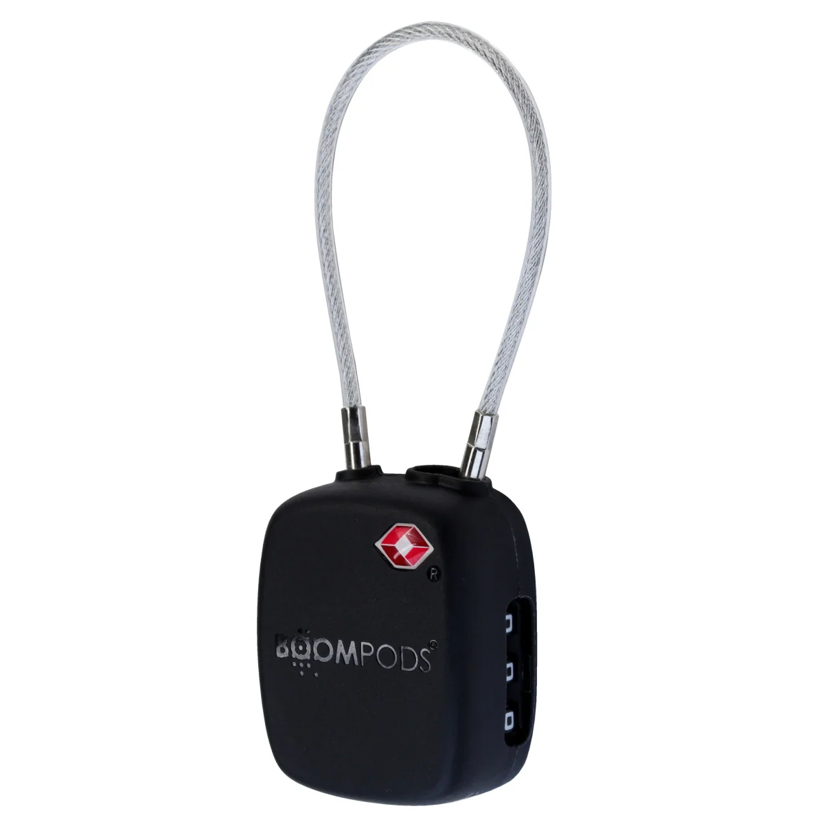 BOOMPODS LOCK cestovný zámok s lokátorom - čierny