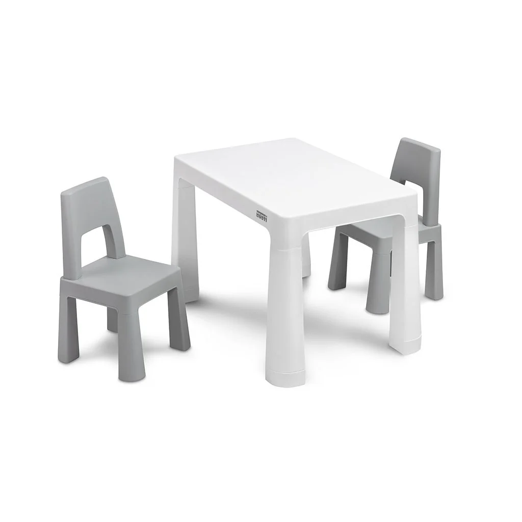 Súprava detského nábytku TOYZ MONTI 1+2, sivá