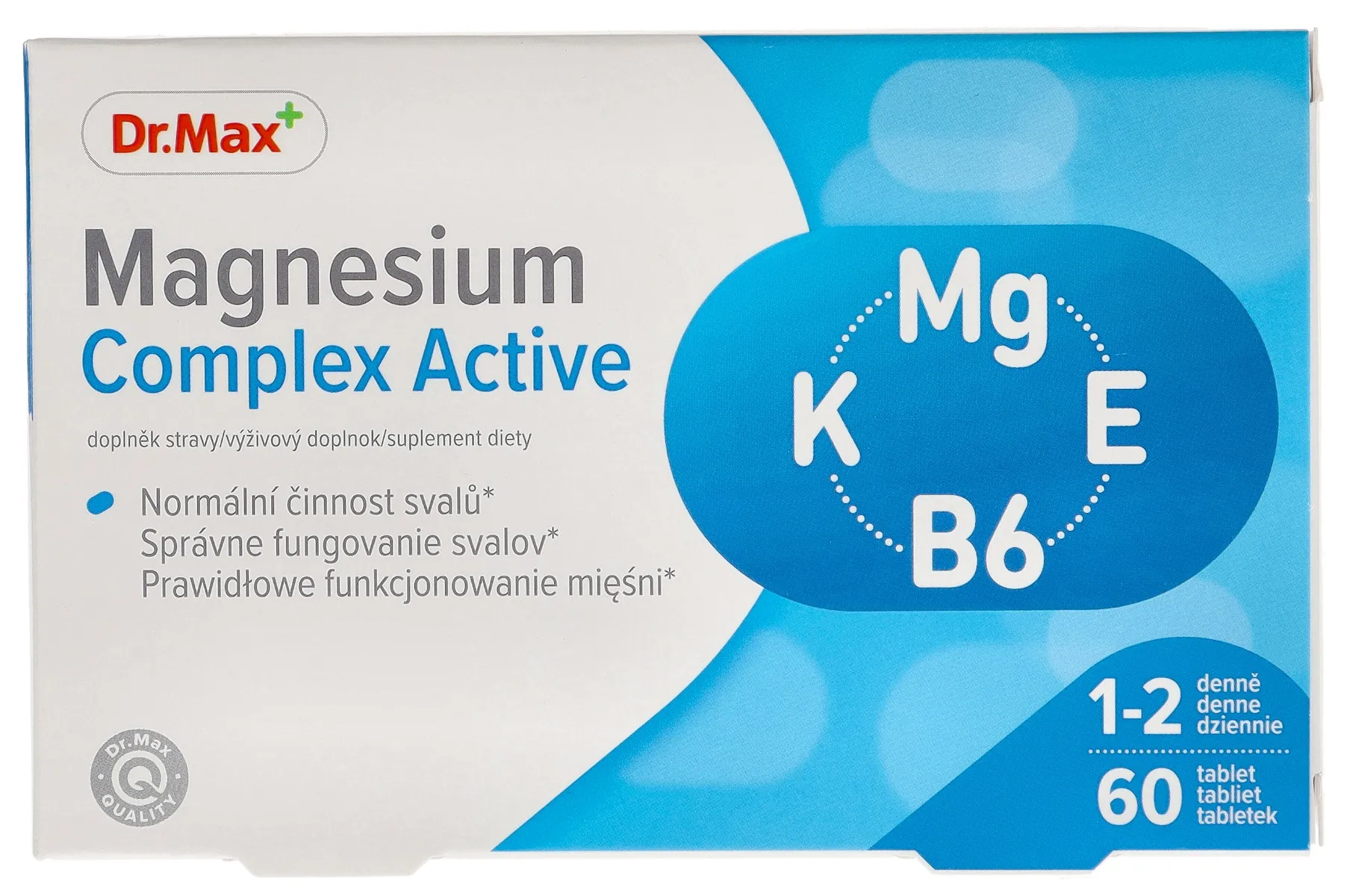 Dr.Max Magnesium Complex Active 1×60 tbl, horčík
