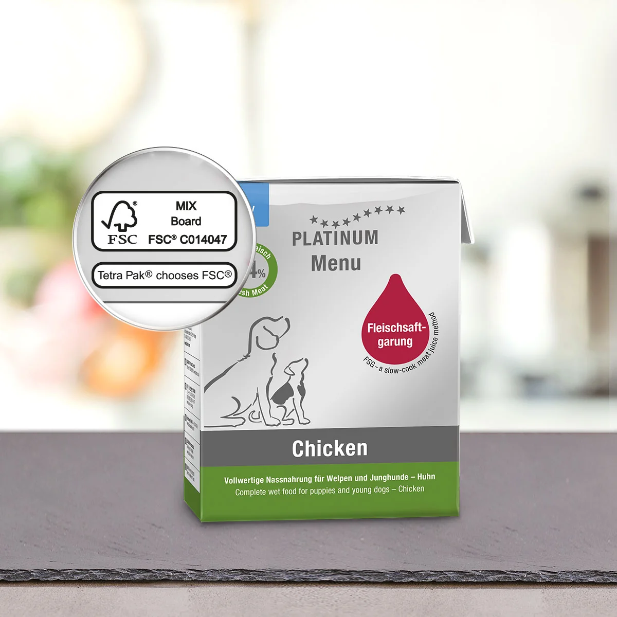 Platinum Menu Puppy Chicken - kuracie pre šteniatka 375 g