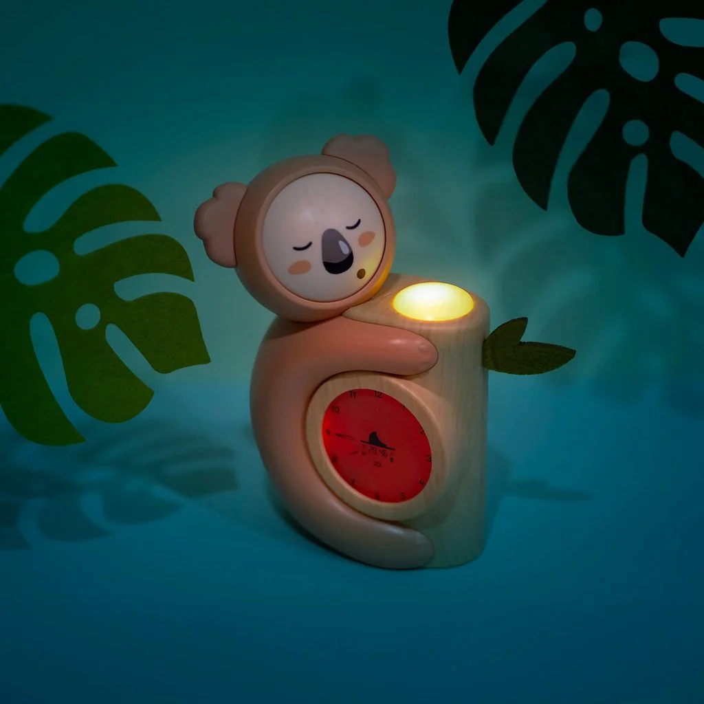 Budík detský so svetielkom Koala