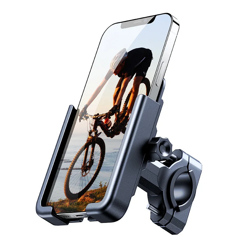 MG Metal Bracket držiak na mobil na bicykel, čierny