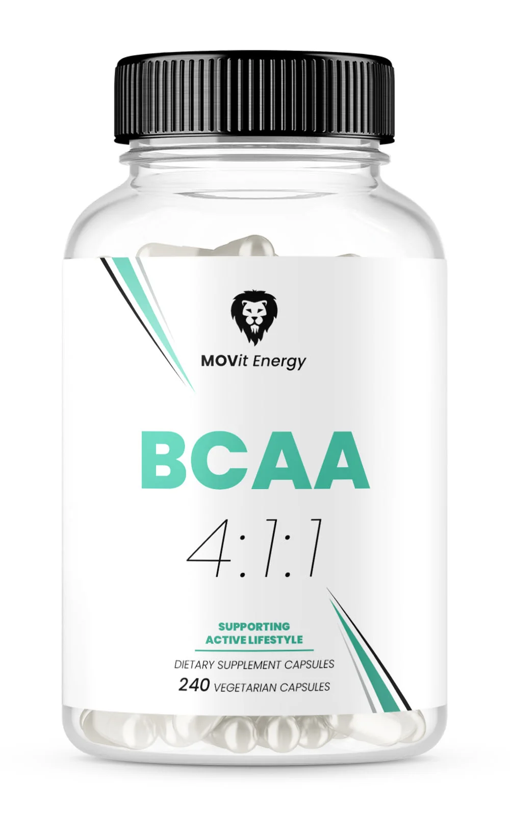 MOVit BCAA 4:1:1, 240 vegetariánskych kapsúl
