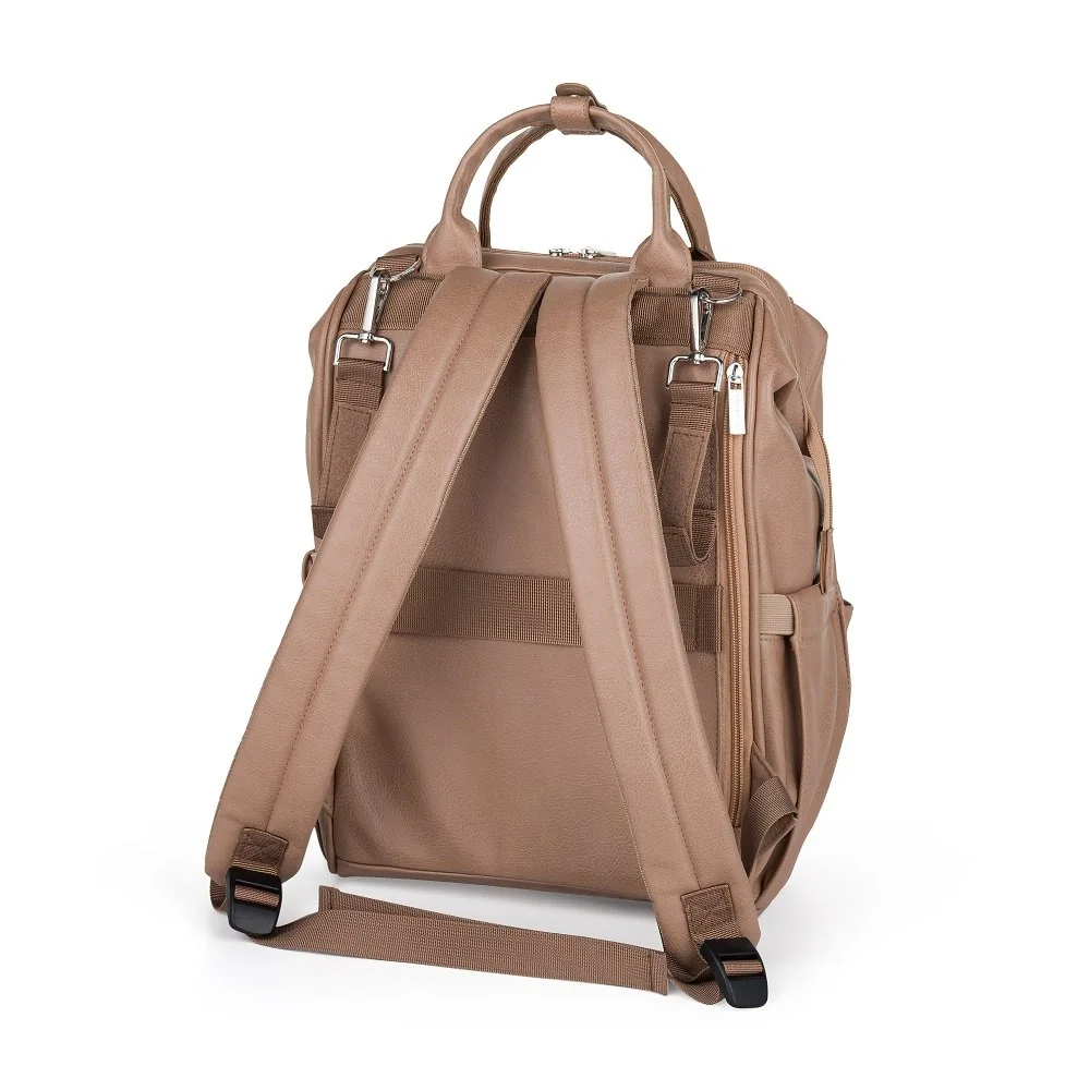 Petite&Mars JASPER prebaľovací batoh na kočík Camel Beige