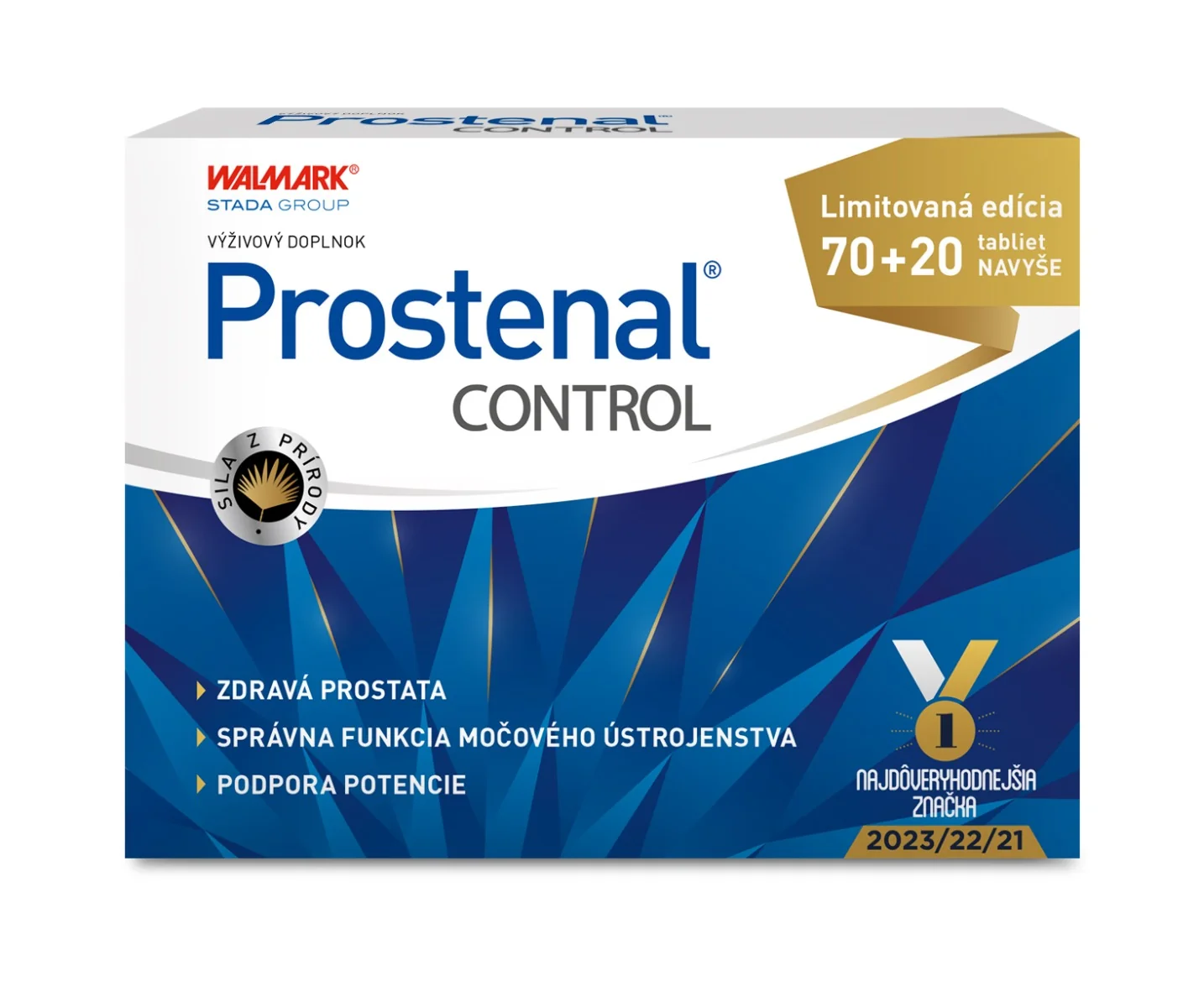 WALMARK Prostenal CONTROL PROMO tbl 70+20 navyše (90 ks)