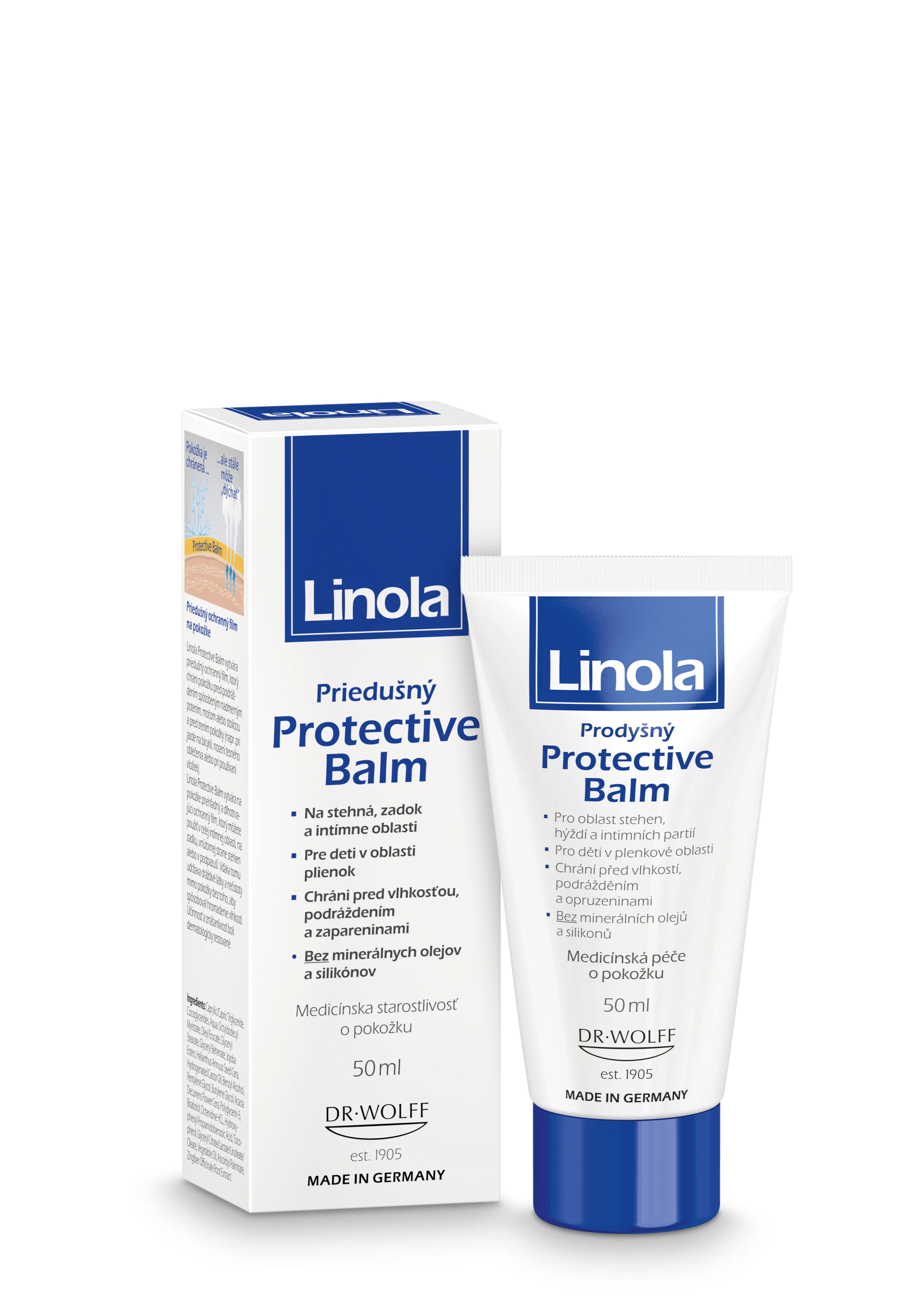 Linola Protective Balm 1×50 ml, telový balzam
