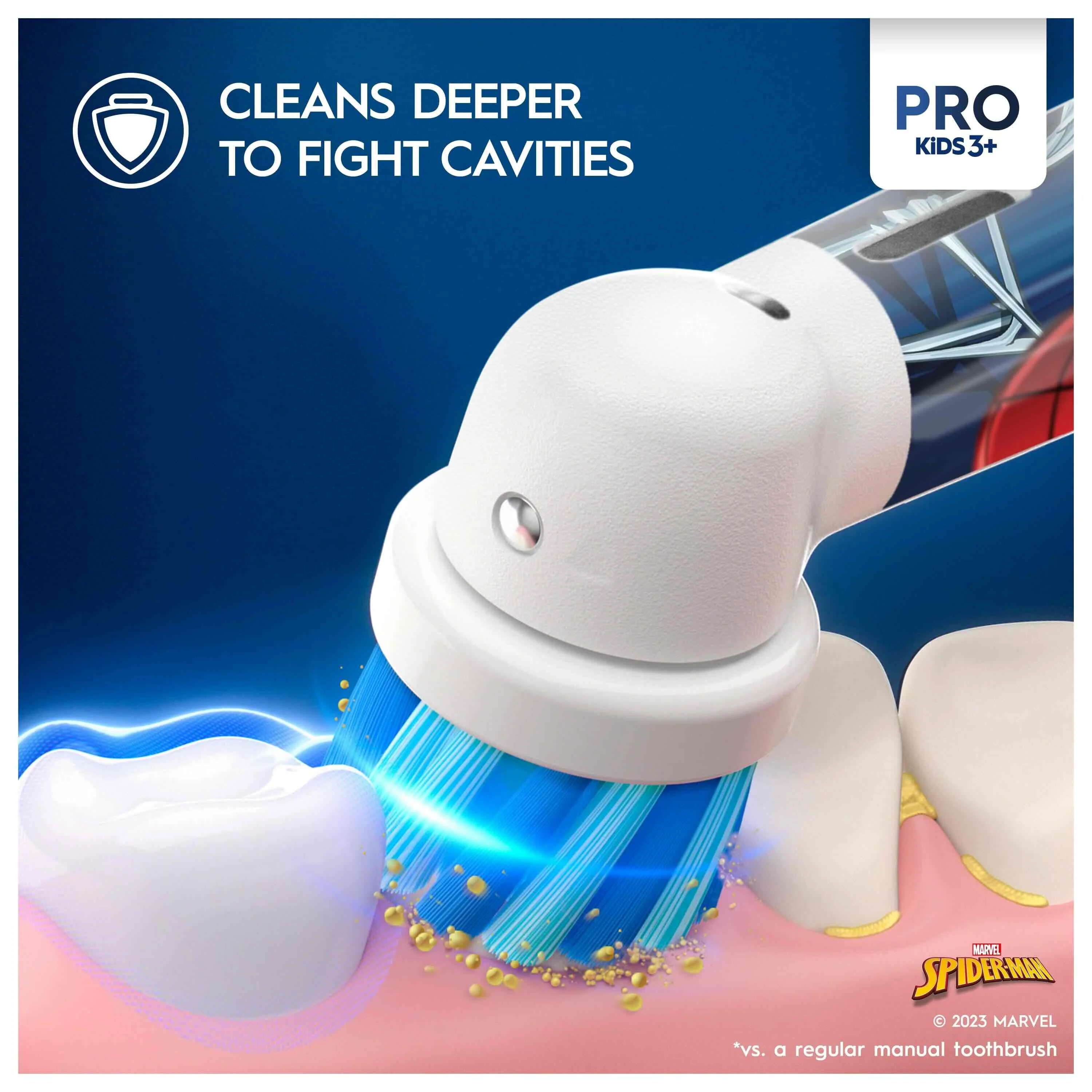 Oral-B EK Pro Kids 3+ Spiderman + Cestovné púzdro 1×1 set, elektrická zubná kefka