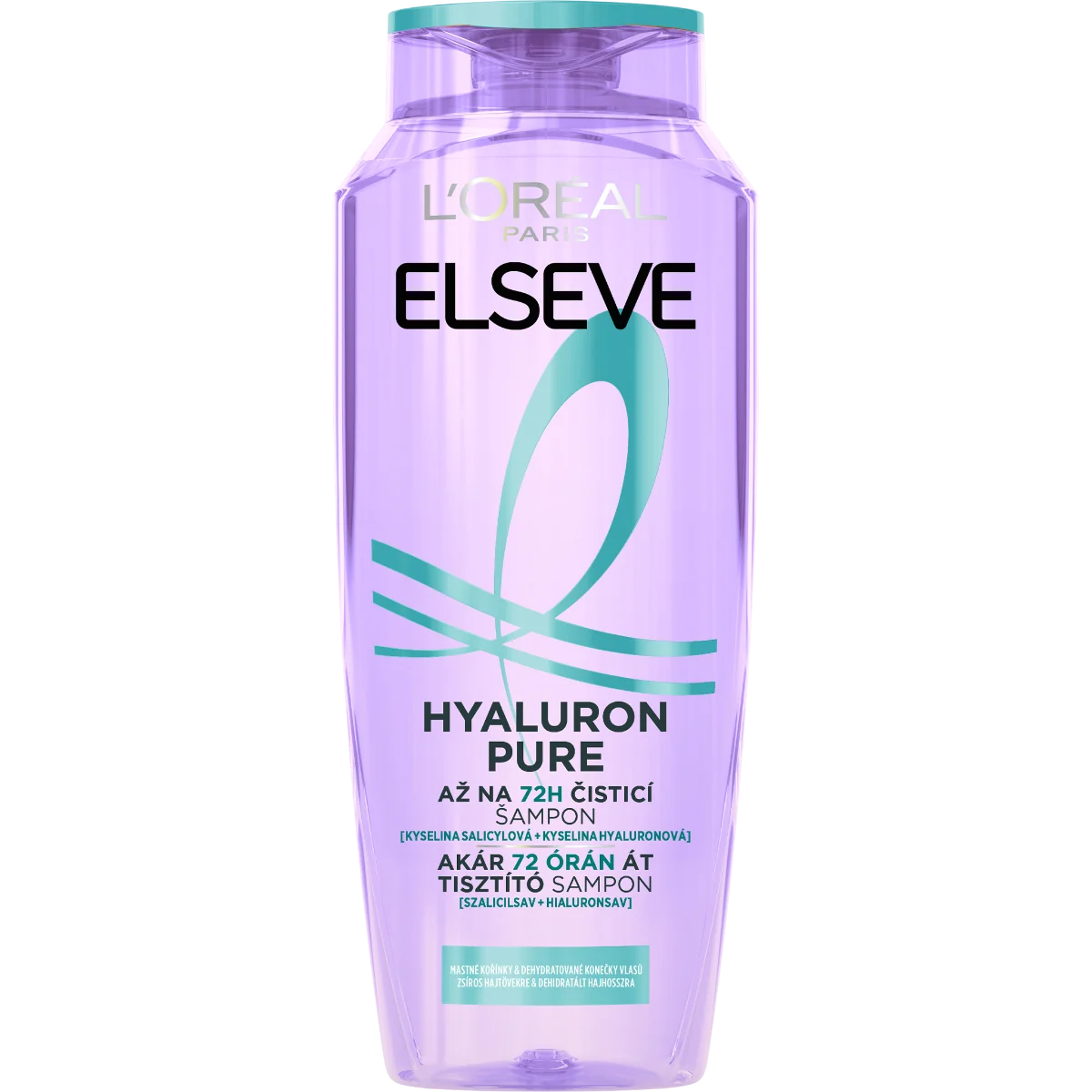 L'Oréal Paris Elseve Hyaluron Pure šampón, 400 ml 1×400 ml, šampón