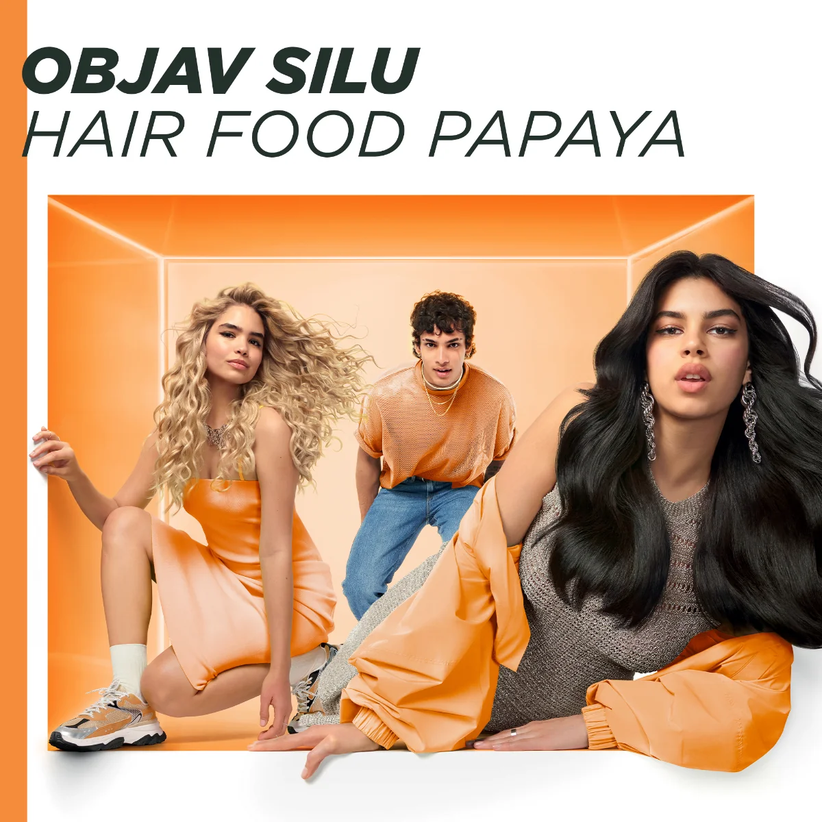 Garnier Fructis Hair Food Papaya regeneračná maska na poškodené vlasy, 400 ml 1×400 ml, maska na vlasy