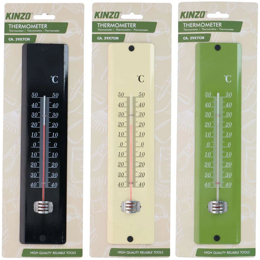 Teplomer KINZO záhradný teplomer 29 cm Celzia-Kinzo