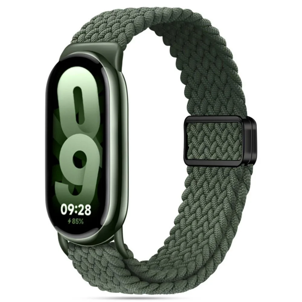 Tech-Protect Nylonmag remienok na Xiaomi Smart Band 8 / 9 / NFC, hunte r green