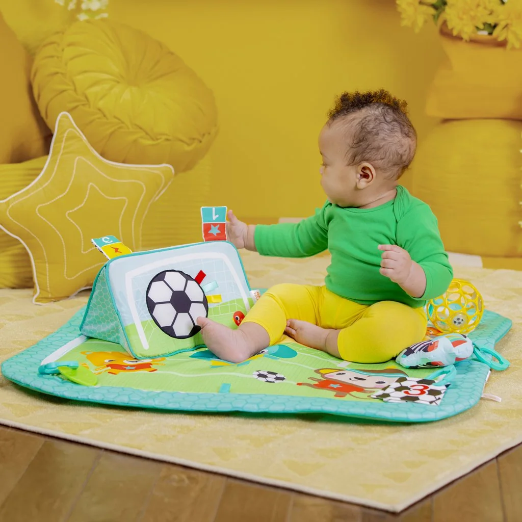 Deka na hranie s aktivitami Oball Grip & Kick™ 0m+
