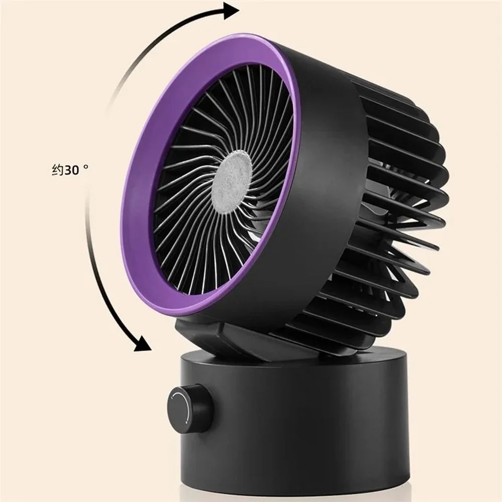 Bezdrôtový cyrkulačný ventilátor s osciláciou, sivý