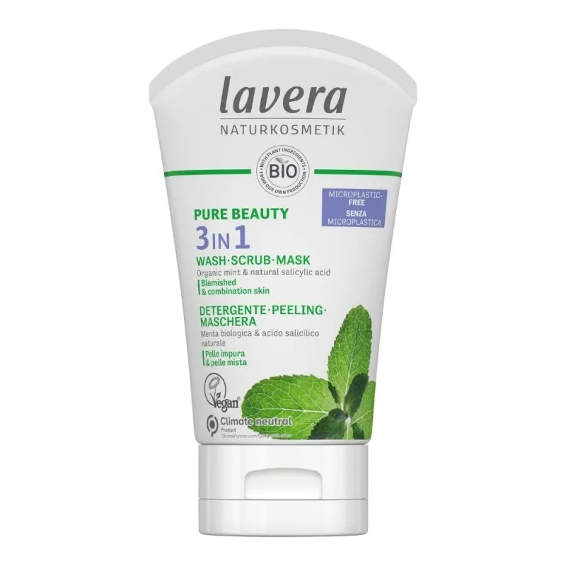 Lavera Pure Beauty Čistiac.Peeling Maska ​​125ml
