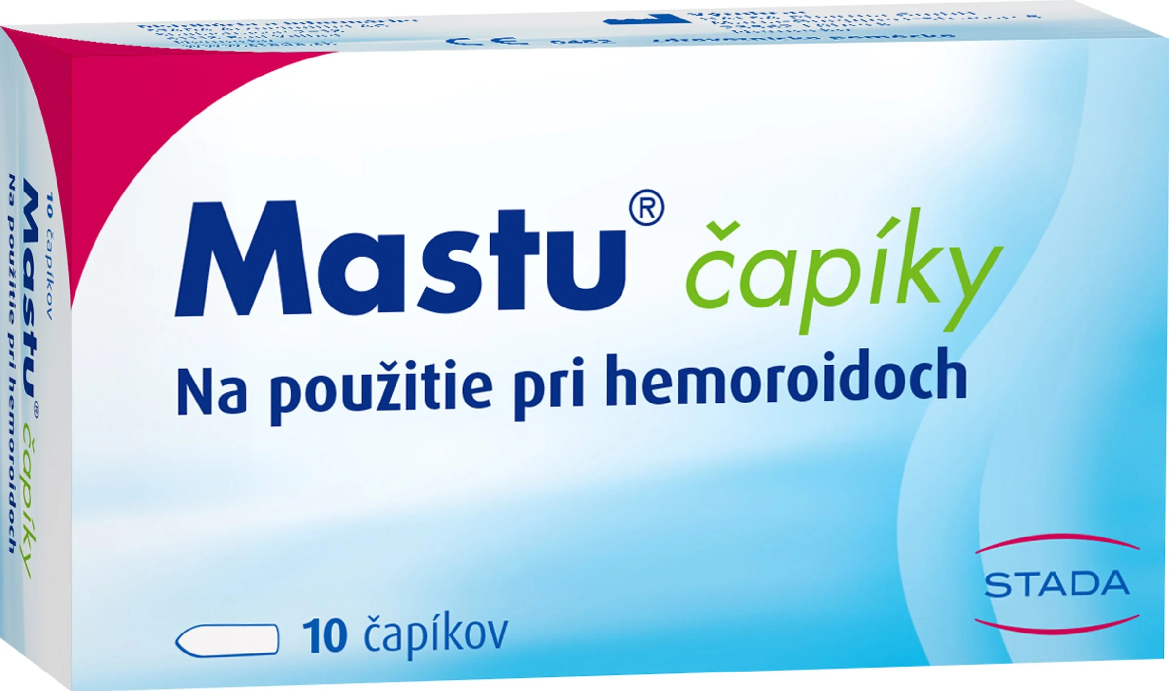 Mastu čapíky 1×10 ks, čapíky proti hemoroidom