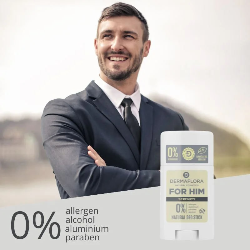 DERMAFLORA FOR HIM dezodorant gél SERENITY 3KS