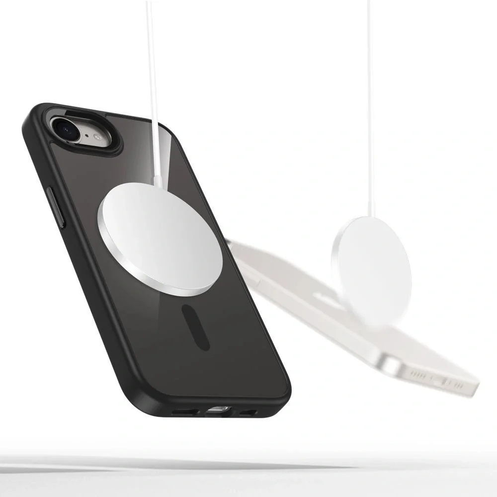 Tech-Protect Magmat MagSafe kryt na Nothing CMF Phone 2 Pro, čierny/priesvitný iesvitný