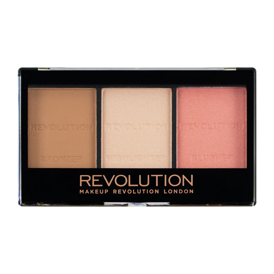 Revolution Ultra Sculpt & Contour Kit Ultra Fair C01 paletka na tvár 1×1 ks, paletka na tvár