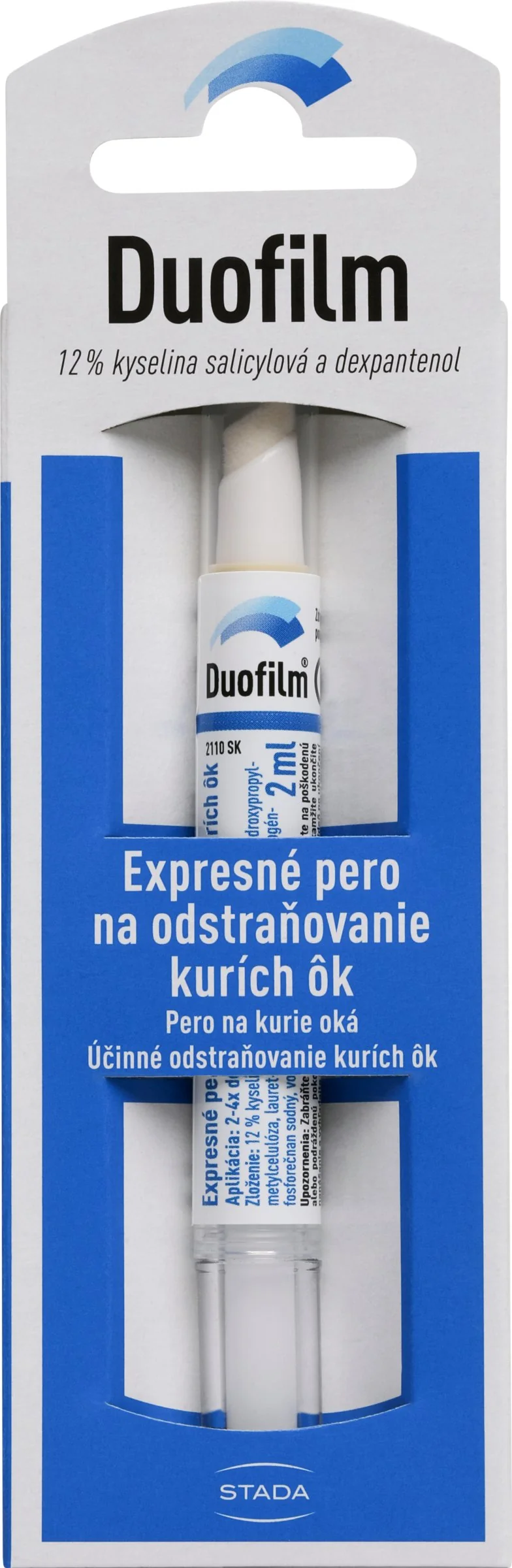 Duofilm pero na kurie oká 1×2 ml, pero na kurie oká