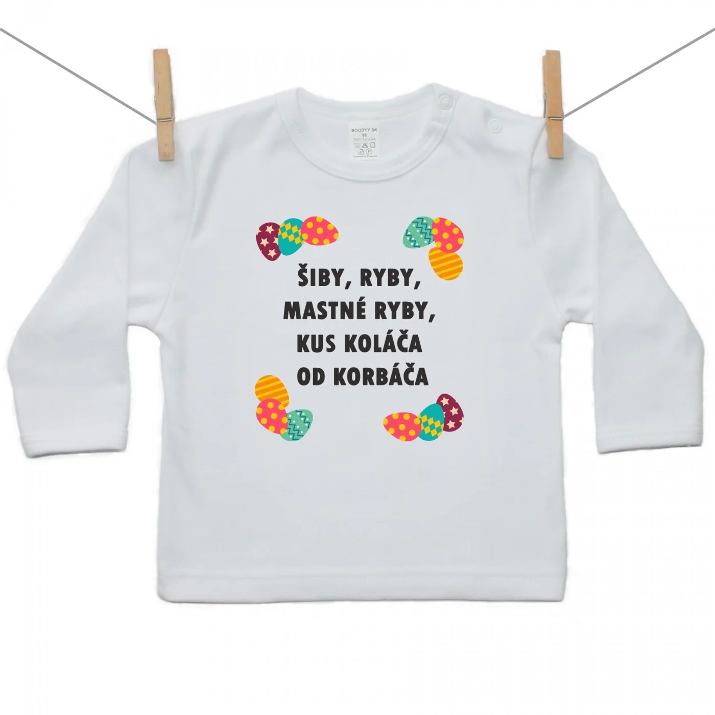 Boodyy Tričko s dlhým rukávom Šiby, ryby ... Veľkosť: 116