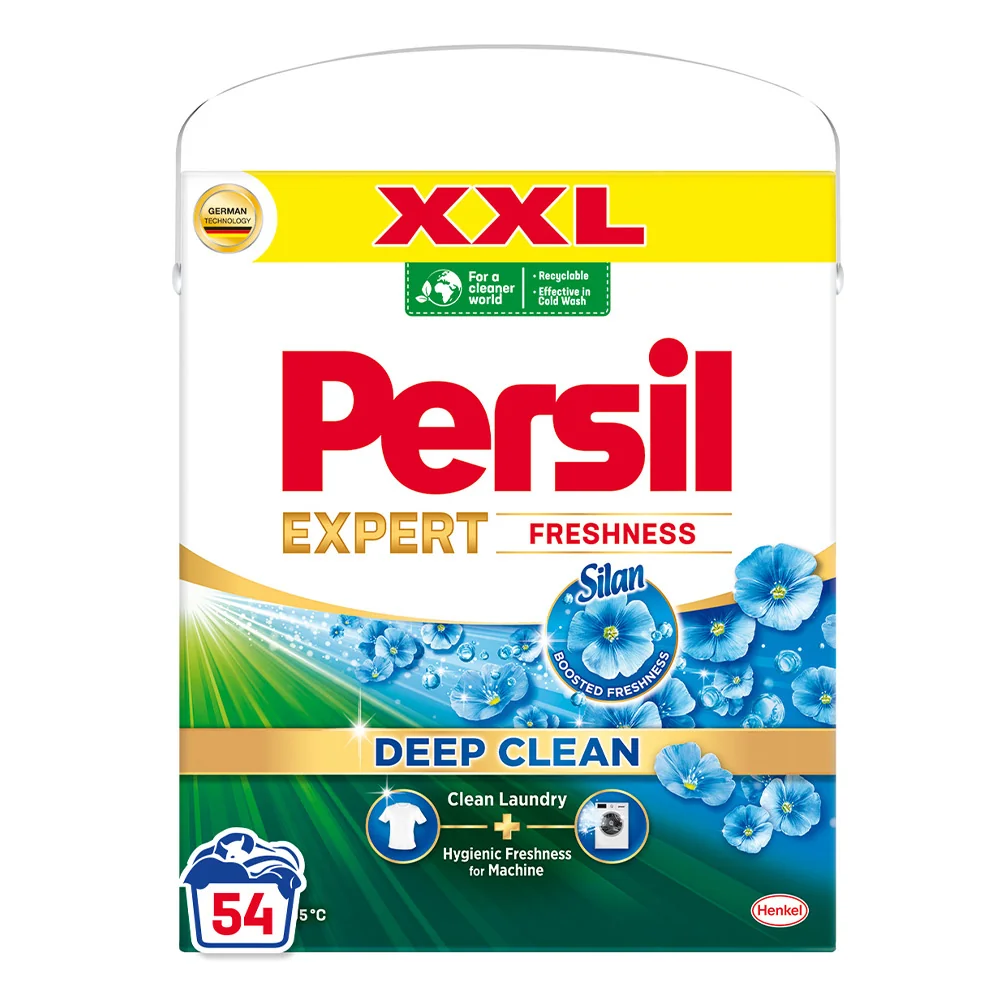 Persil prací prášok Exp. Freshness Silan BOX 54 praní 1×2970 g, prací prášok