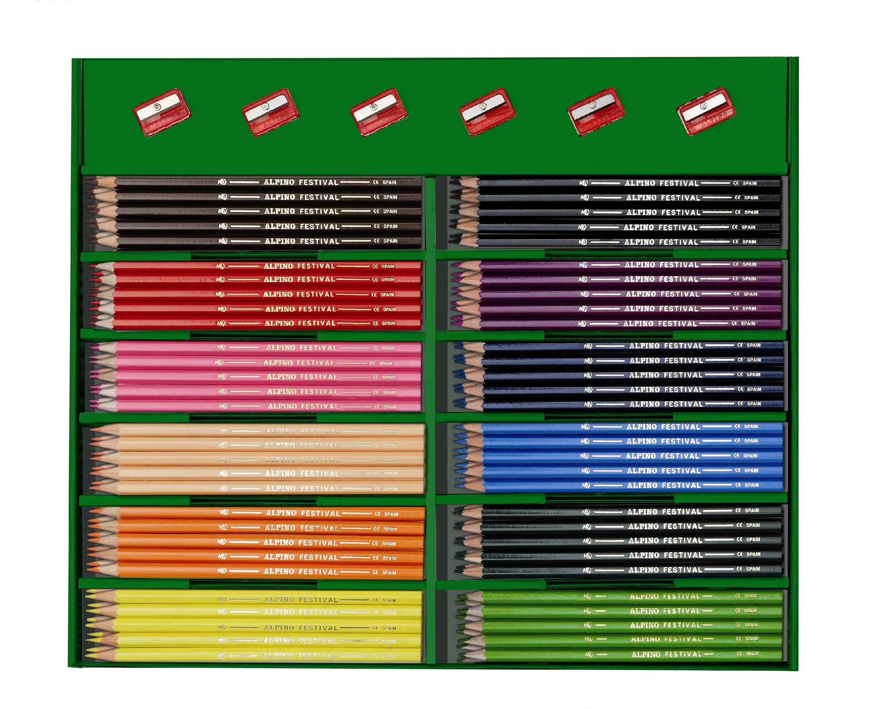 ALPINO Balenie farebných ceruziek Alpino Festival 288ks 1×1 set, farebné ceruzky