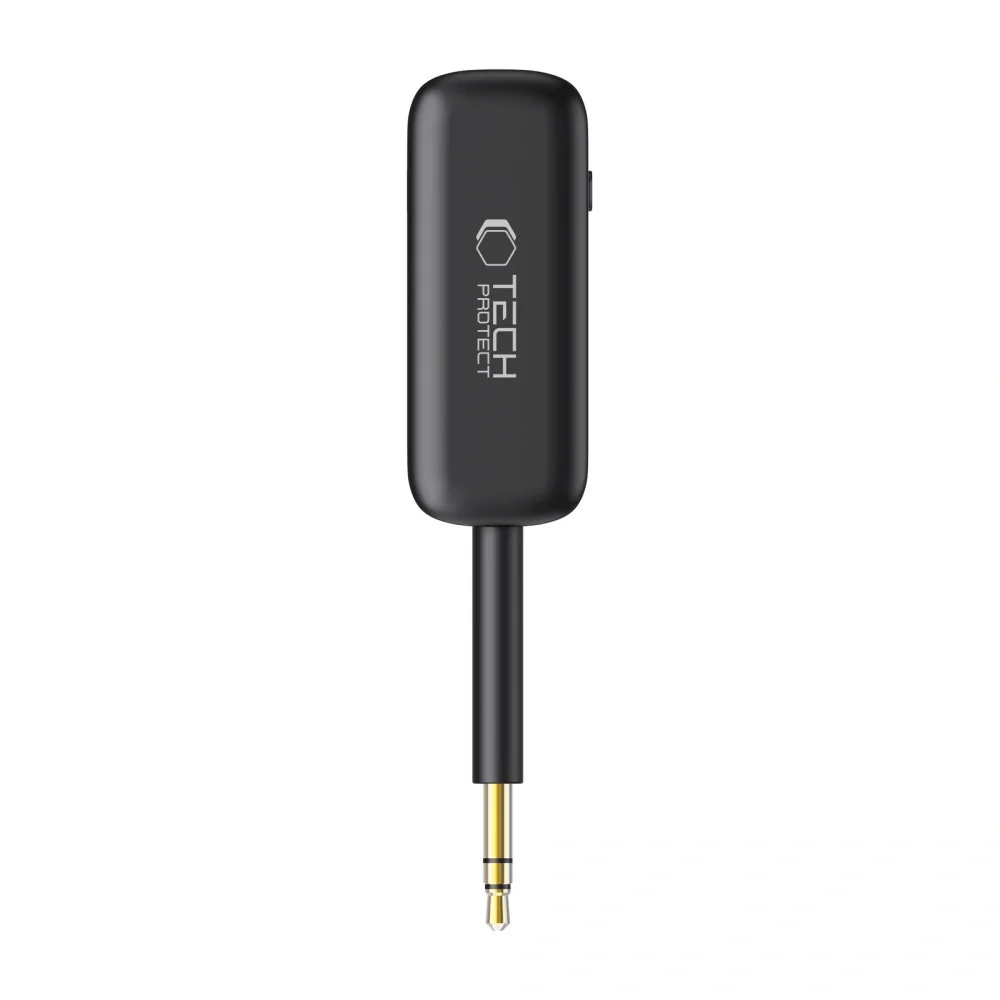 Tech-Protect AU02 AUX bluetooth audio adaptér, čierny